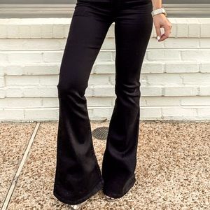 California Vintage Brand Black Bell Bottom Flare Jeans